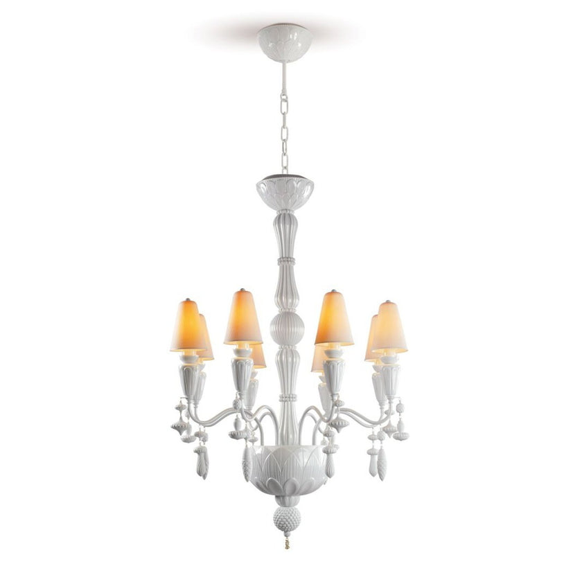 Lladro Ivy and Seed 8 Lights Chandelier Flat Model (US)