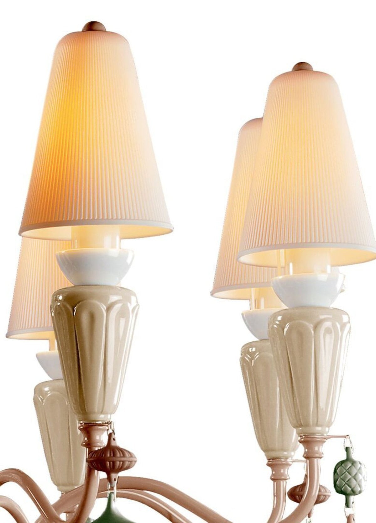 Lladro Ivy and Seed 8 Lights Chandelier Flat Model (US)