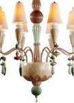 Lladro Ivy and Seed 8 Lights Chandelier Flat Model (US)