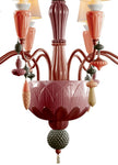 Lladro Ivy and Seed 8 Lights Chandelier Flat Model (US)