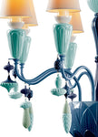 Lladro Ivy and Seed 8 Lights Chandelier Flat Model (US)