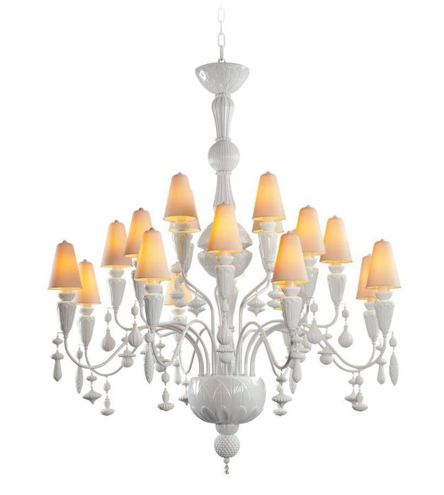 Lladro Ivy and Seed 20 Lights Chandelier Flat Model (US) - Medium