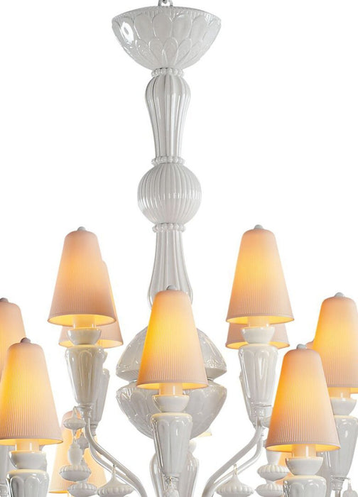 Lladro Ivy and Seed 20 Lights Chandelier Flat Model (US) - Medium