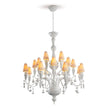 Lladro Ivy and Seed 20 Lights Chandelier Flat Model (US) - Medium