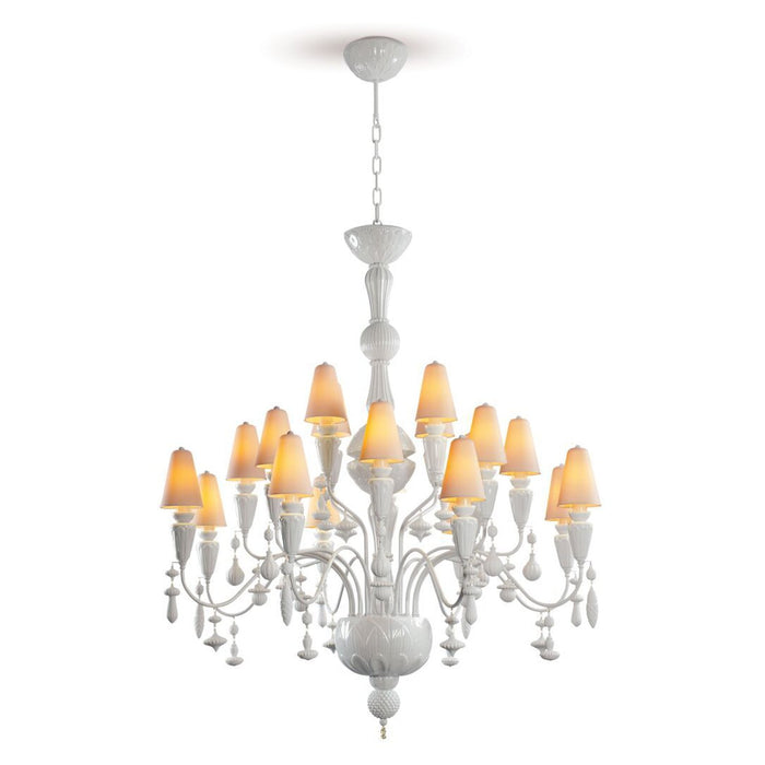 Lladro Ivy and Seed 20 Lights Chandelier Flat Model (US) - Medium