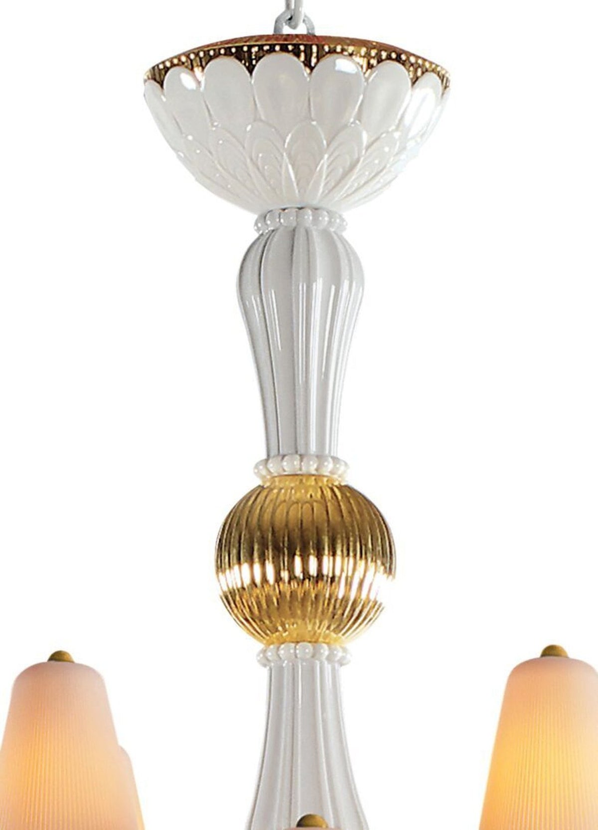 Lladro Ivy and Seed 20 Lights Chandelier Flat Model (US) - Medium