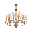 Lladro Ivy and Seed 20 Lights Chandelier Flat Model (US) - Medium