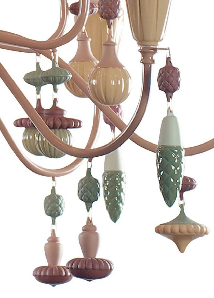 Lladro Ivy and Seed 20 Lights Chandelier Flat Model (US) - Medium
