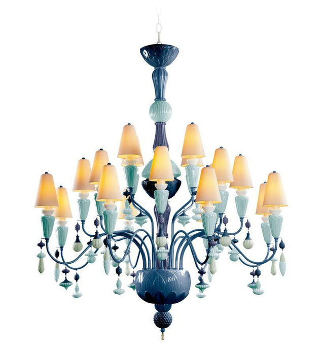 Lladro Ivy and Seed 20 Lights Chandelier Flat Model (US) - Medium