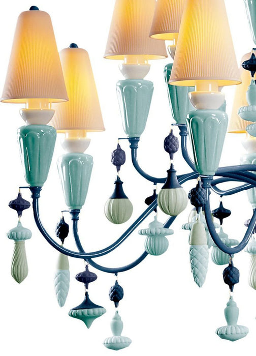 Lladro Ivy and Seed 20 Lights Chandelier Flat Model (US) - Medium