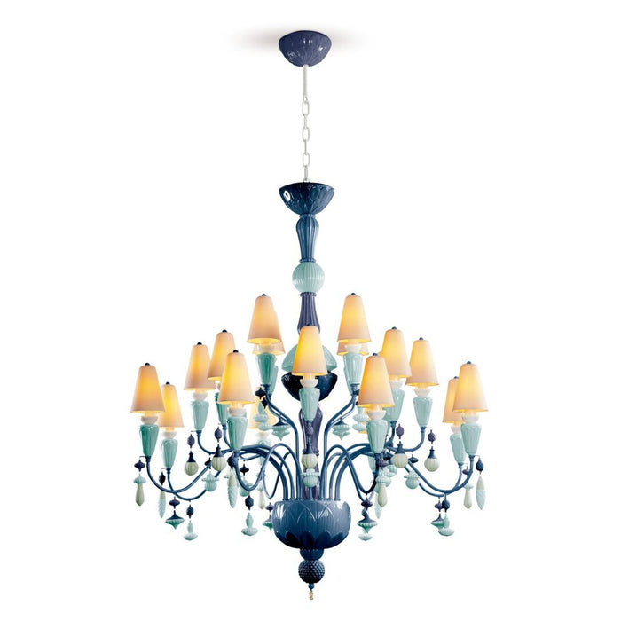 Lladro Ivy and Seed 20 Lights Chandelier Flat Model (US) - Medium