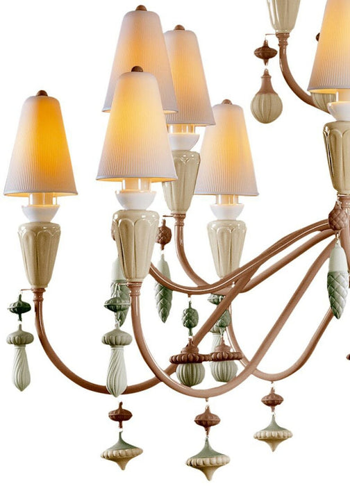 Lladro Ivy and Seed 32 Lights Chandelier Flat Model (US) - Large