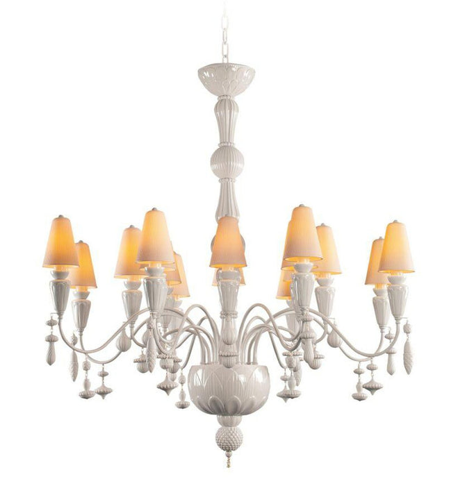 Lladro Ivy and Seed 16 Lights Chandelier Flat Model (US)