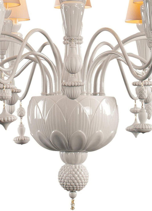 Lladro Ivy and Seed 16 Lights Chandelier Flat Model (US)