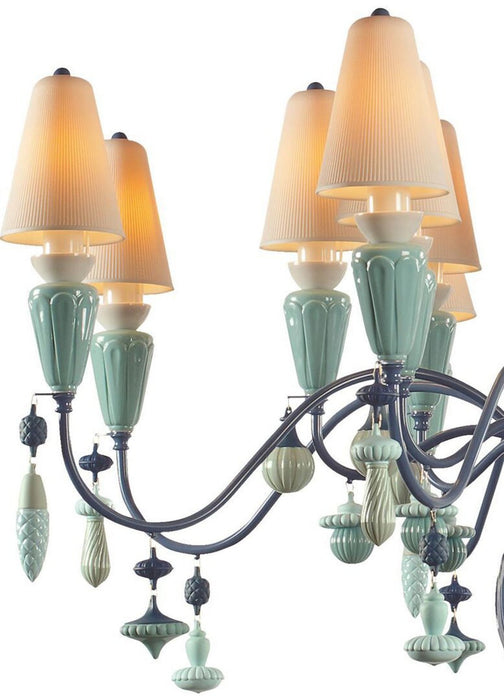 Lladro Ivy and Seed 16 Lights Chandelier Flat Model (US)