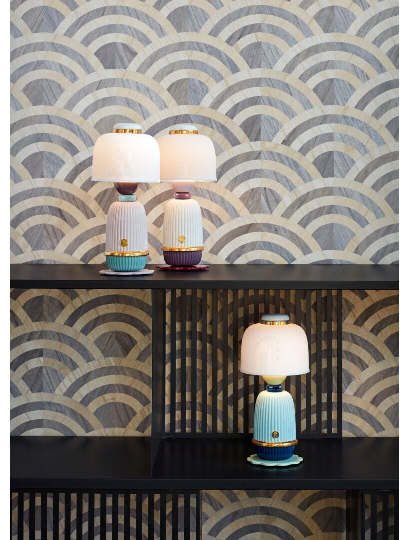Lladro Kokeshi Lamp