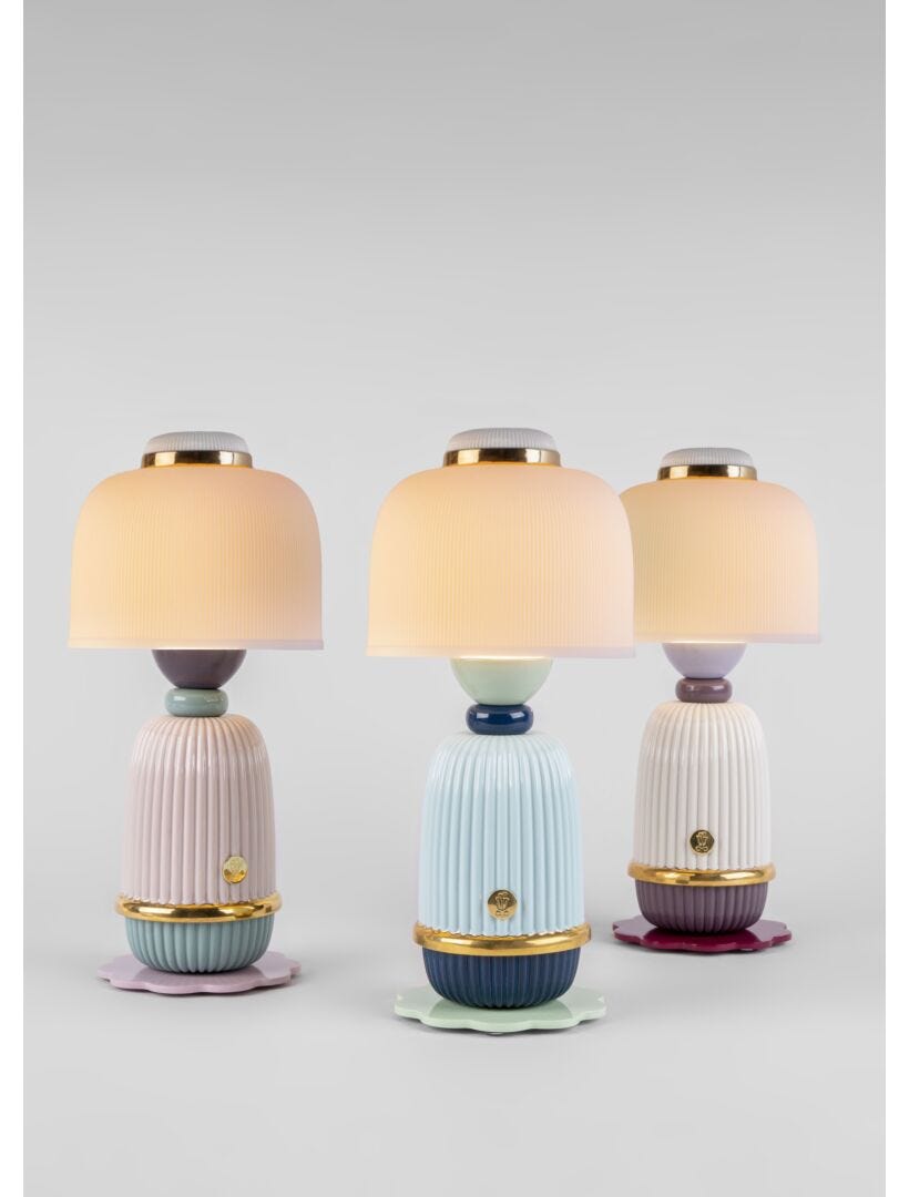 Lladro Kokeshi Lamp