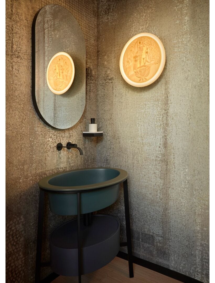 Lladro Jungle Wall Light
