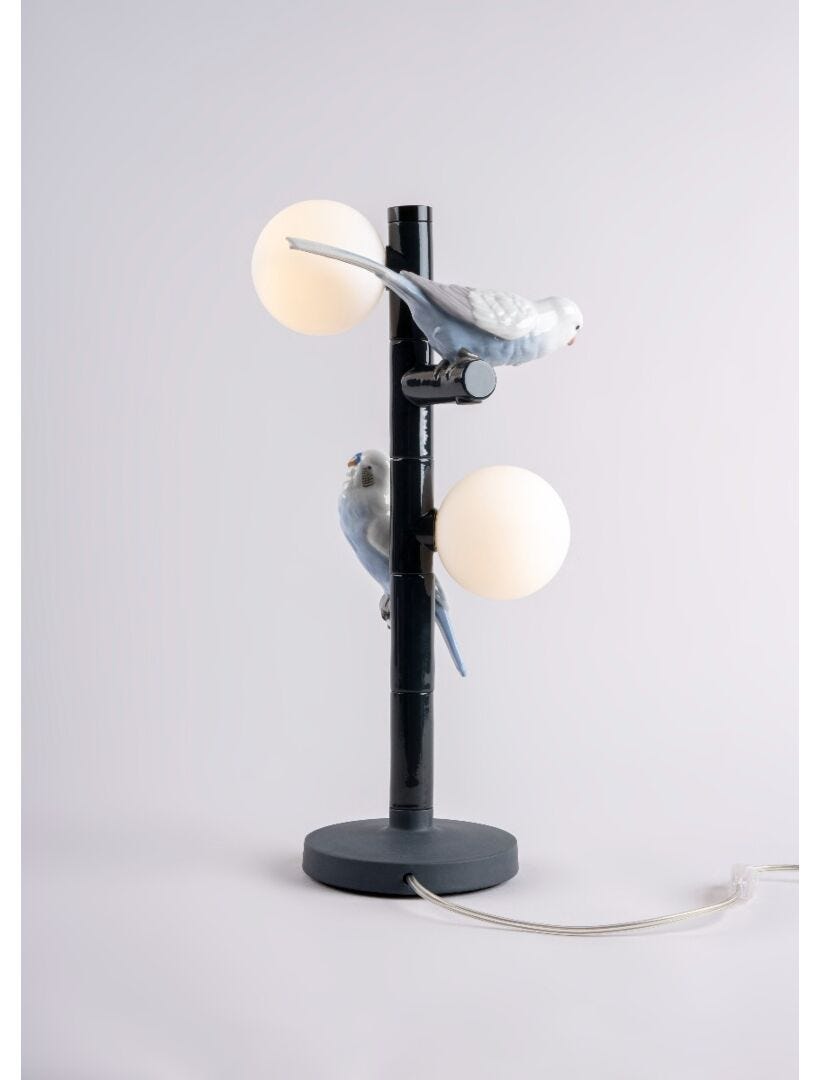 Lladro Parrot Table Lamp