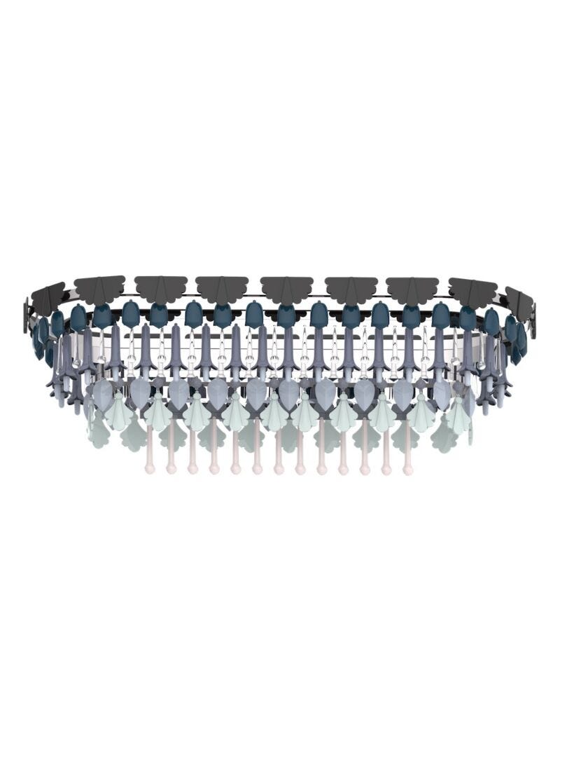 Lladro Seasons Chandelier Oval
