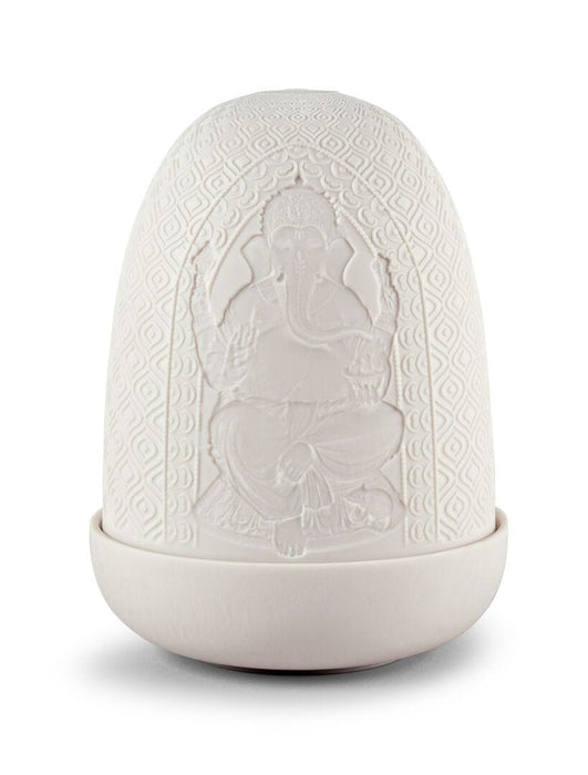 Lladro Lord Ganesha & Goddess Lakshmi Dome Lamp