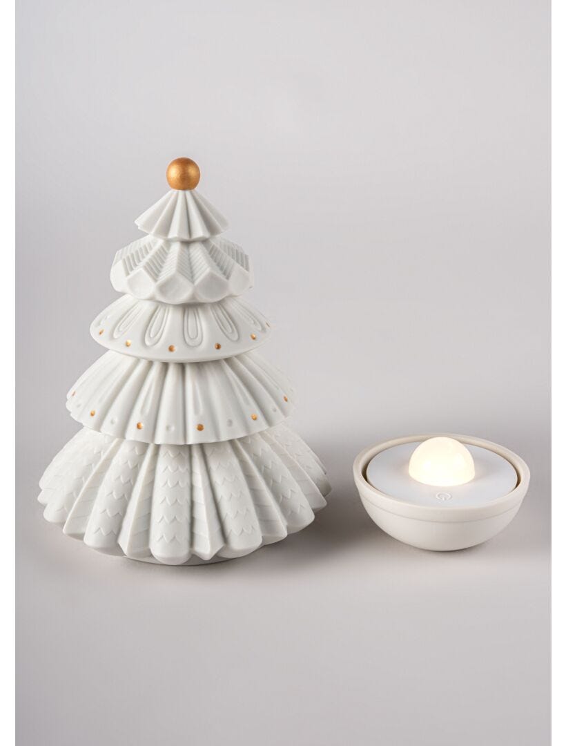 Lladro Christmas Tree Lamp