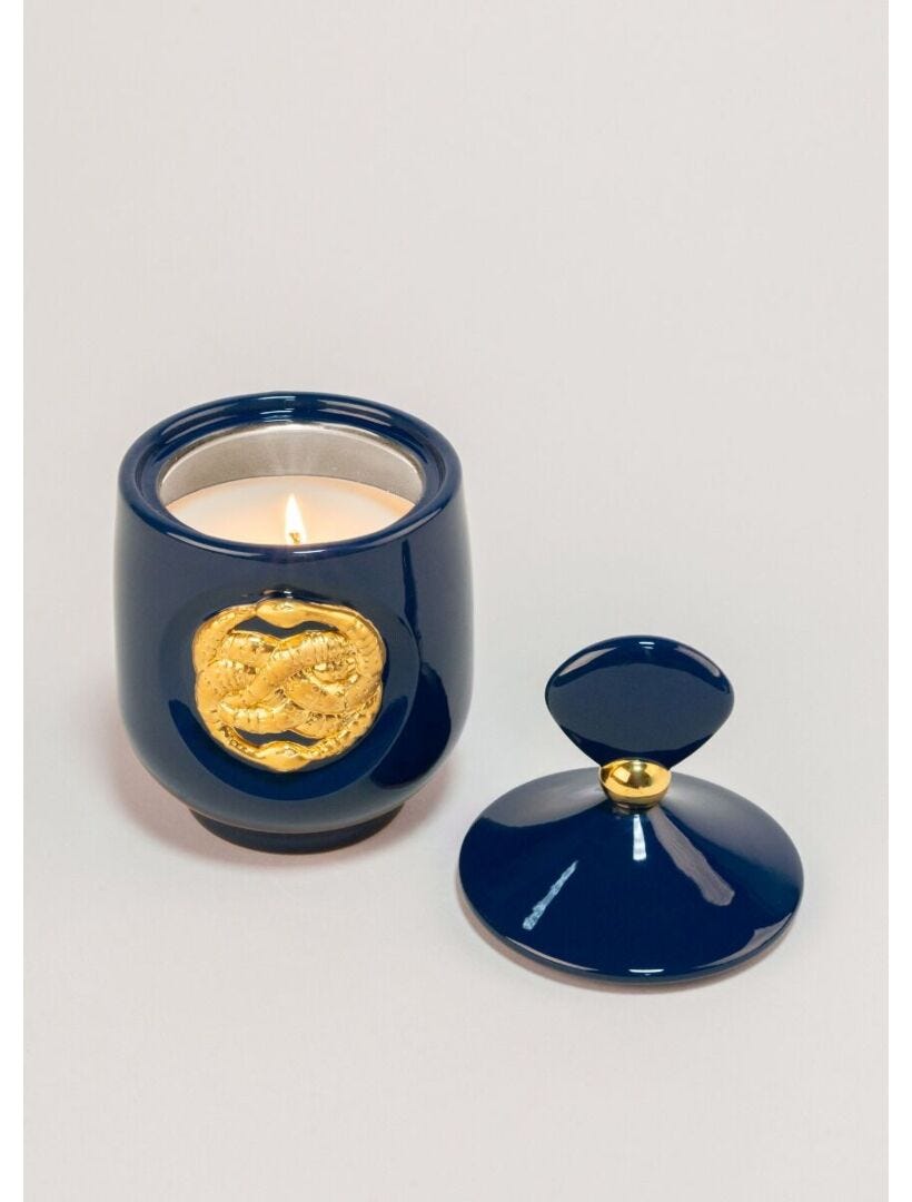 Lladro Snake Candle Luxurious Animals - A Secret Orient Scent