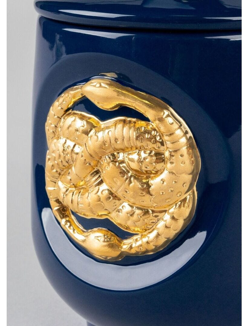 Lladro Snake Candle Luxurious Animals - A Secret Orient Scent