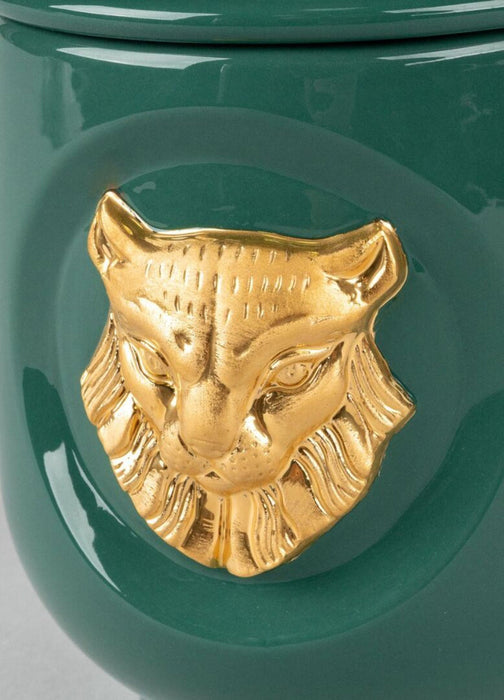 Lladro Lynx Perfume Diffuser Luxurious Animals Redwood Fire Scent