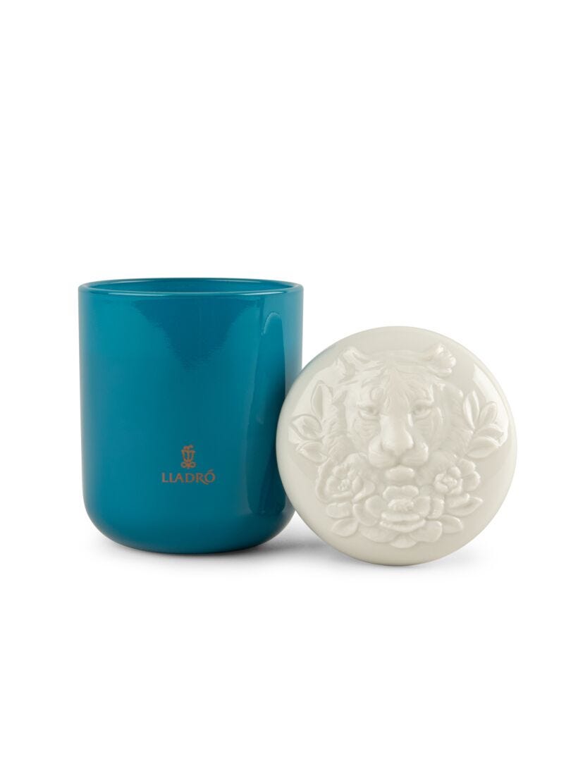 Lladro Tiger Candle