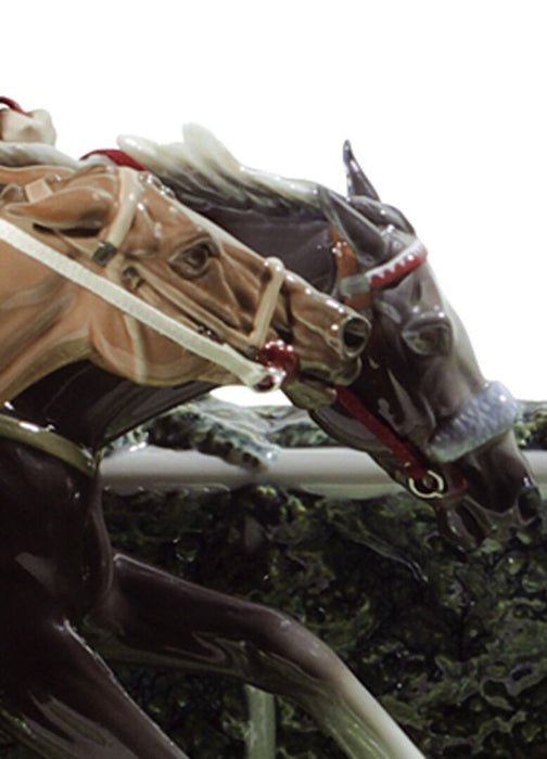 Lladro At The DerBy Horses Sculpture Limited Edition