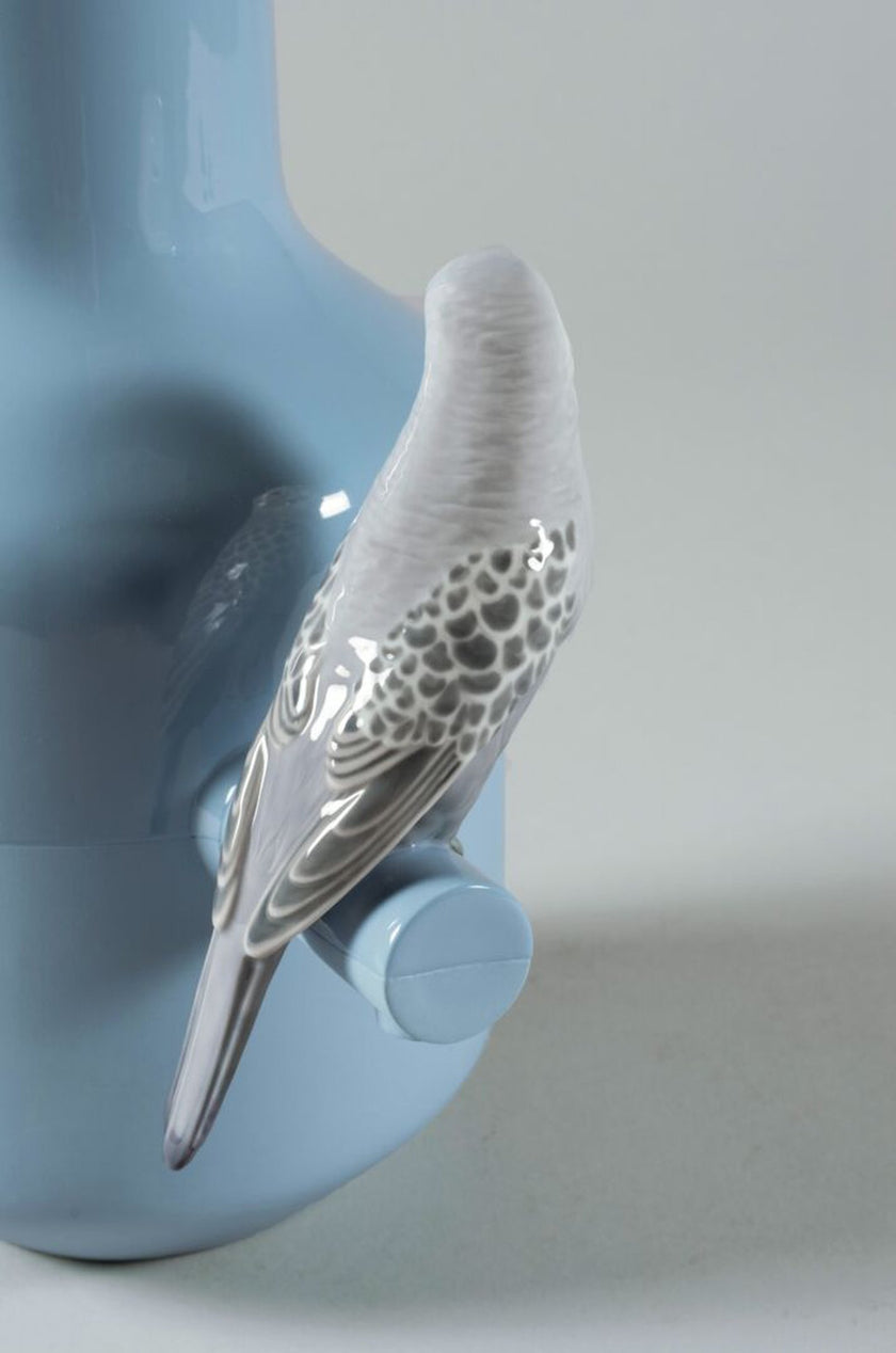 Lladro Parrot Parade Vase