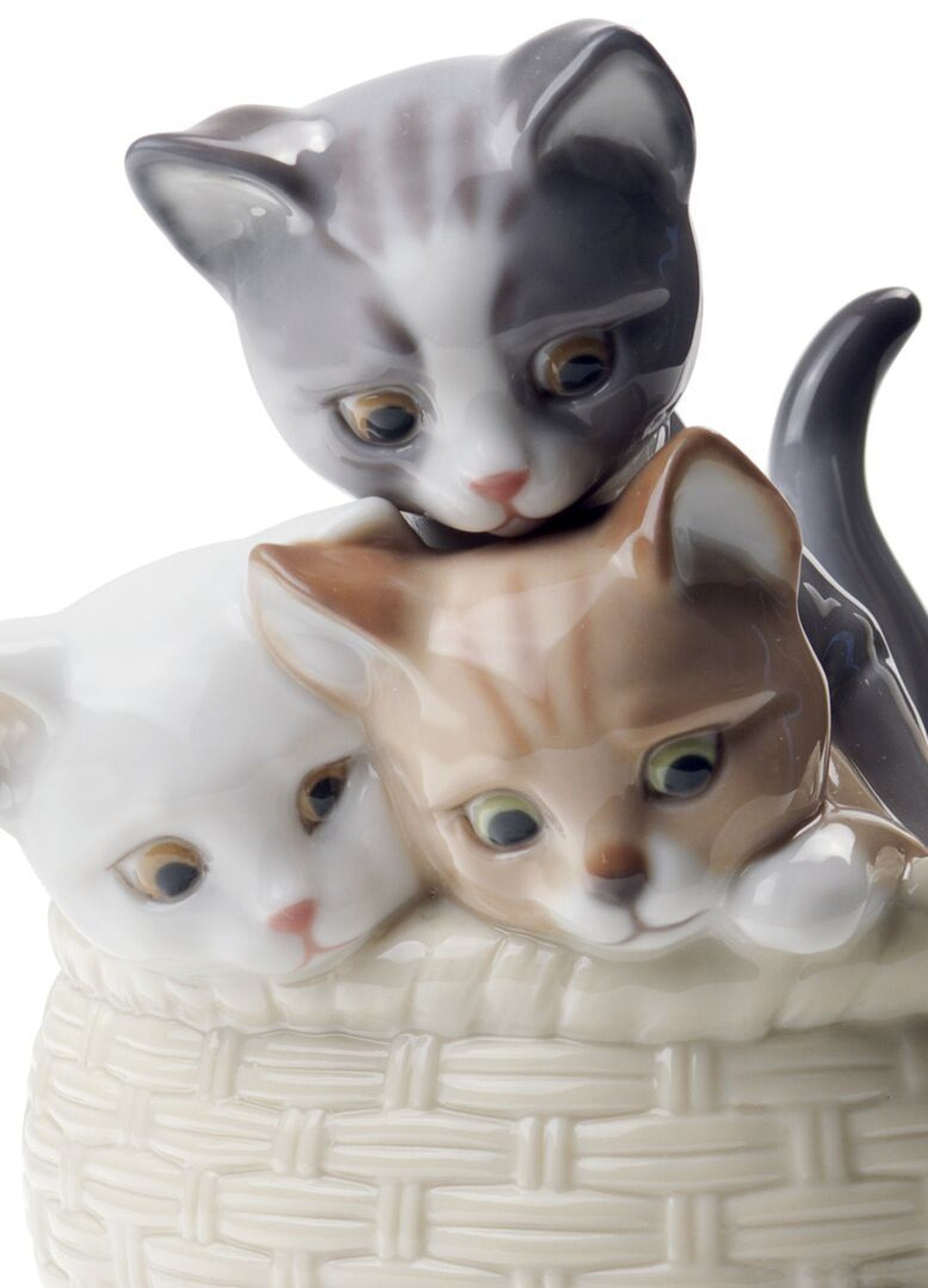 Lladro Curious Kittens Figurine