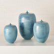 Global Views Sea Blue Fat Bottle
