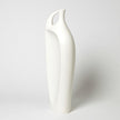 Global Views Indentation Vase-Matte White