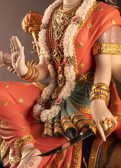 Lladro Goddess Durga Sculpture Limted Edition