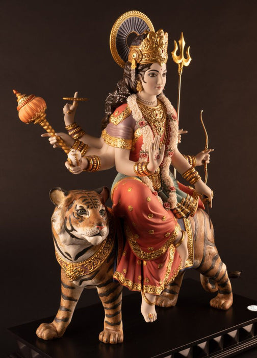 Lladro Goddess Durga Sculpture Limted Edition