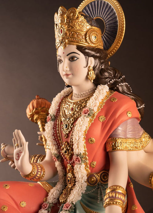 Lladro Goddess Durga Sculpture Limted Edition