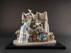 Lladro Flowers Market Sculpture Limited Edition