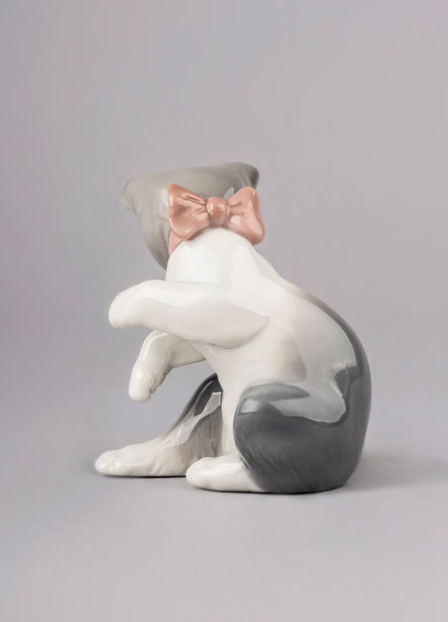 Lladro Cat and Mouse Figurine
