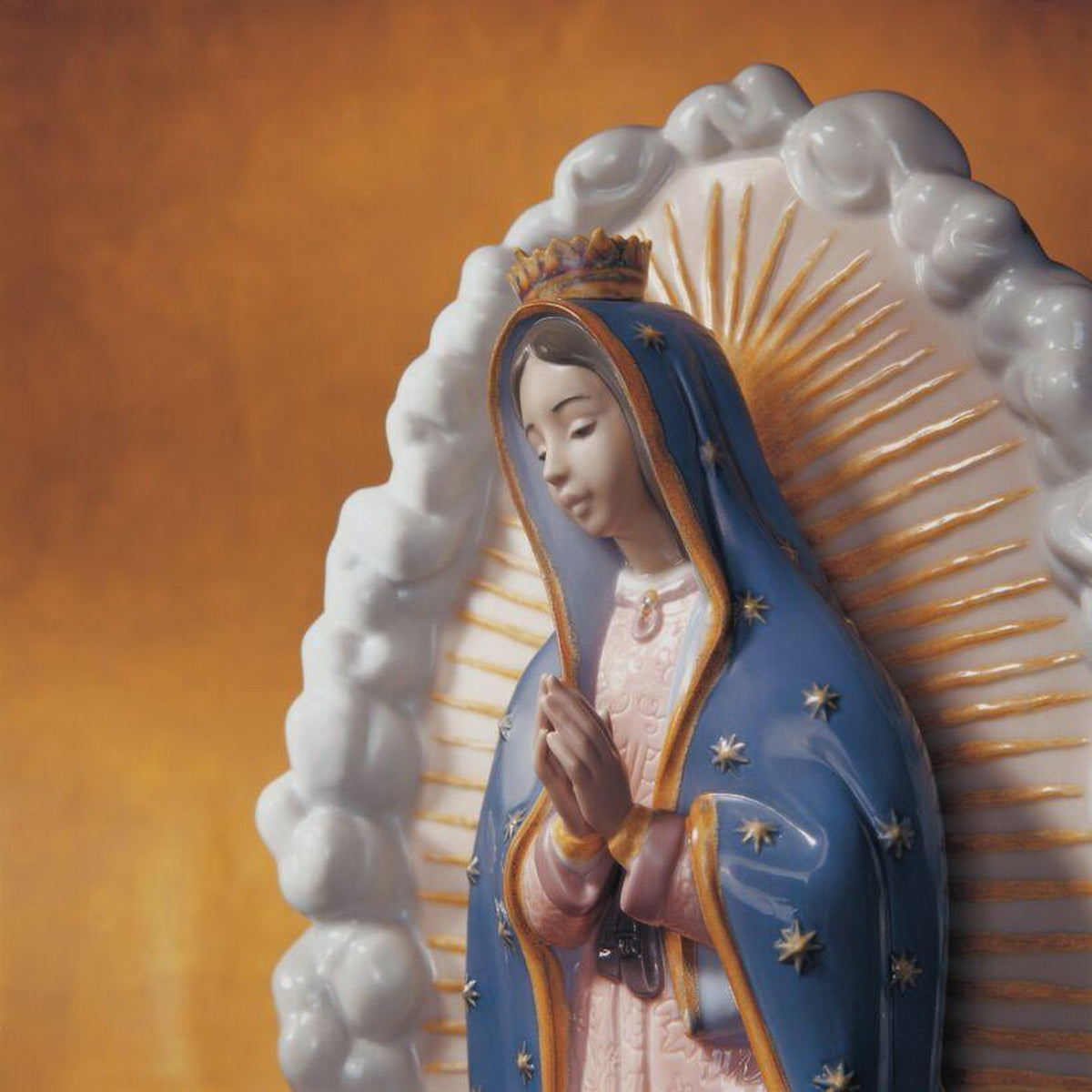 Lladro Our Lady of Guadalupe Figurine