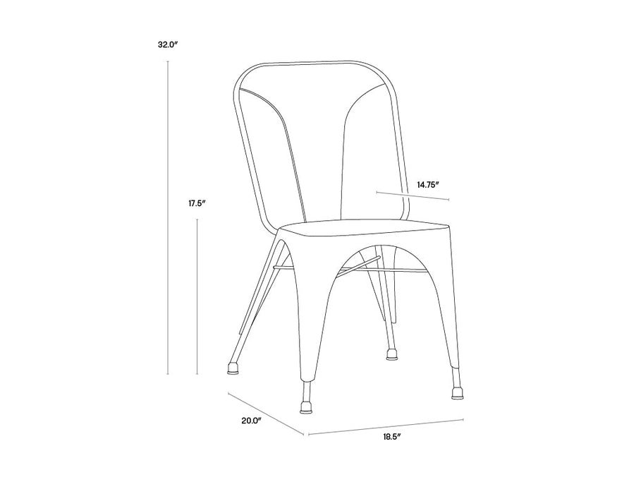 Sunpan Flynn Dining Chair - Set of 2