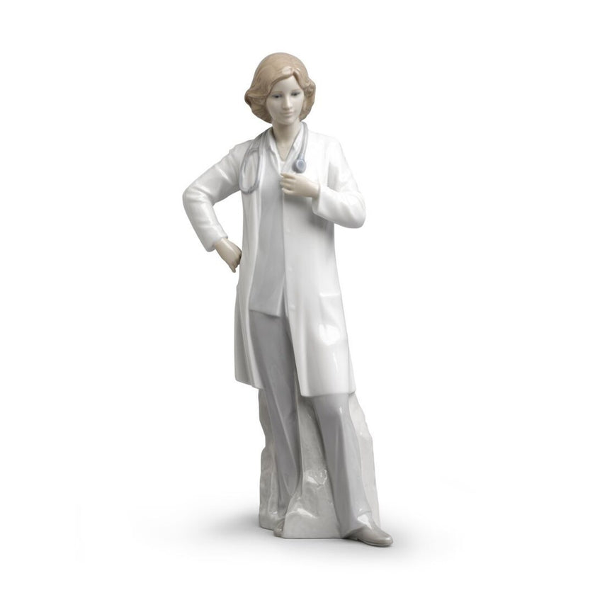 Lladro Female Doctor Figurine