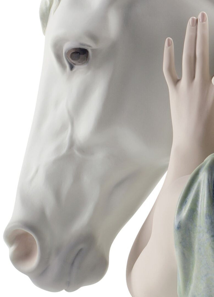 Lladro A True Friend Woman Figurine Limited Edition