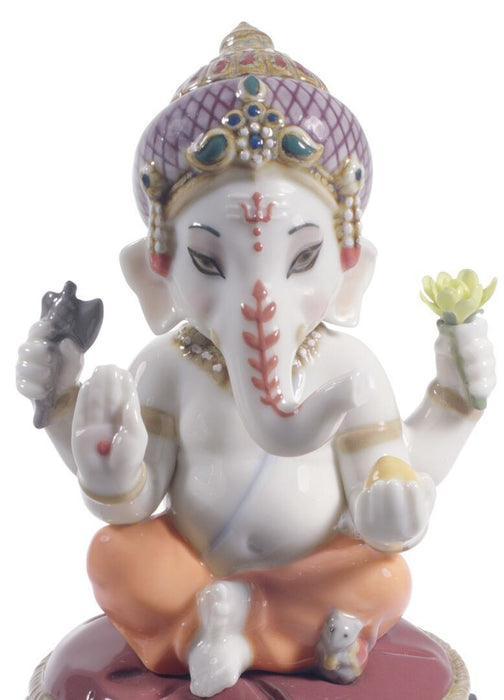 Lladro Bal Ganesha Figurine