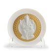 Lladro Lord Ganesha Decorative Plate Golden Lustre