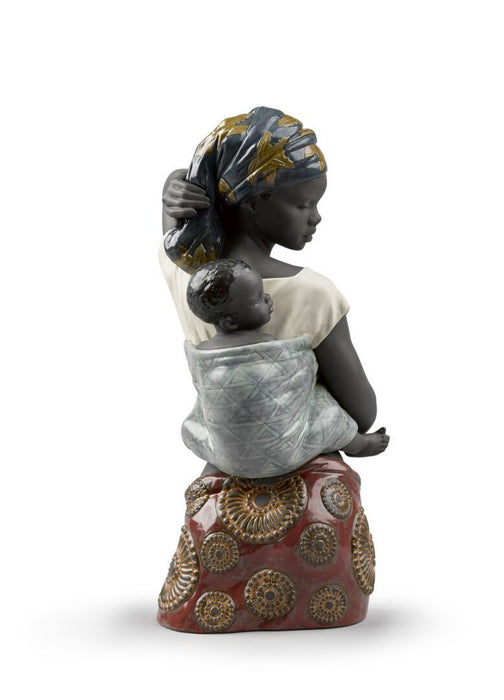 Lladro African Bond Mother Figurine