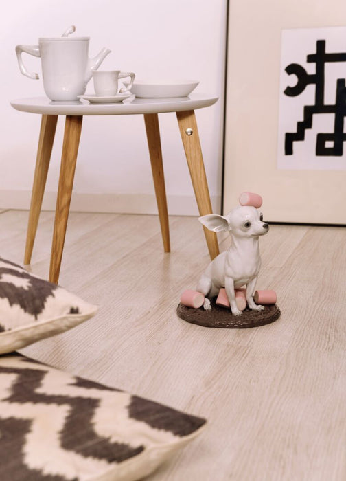 Lladro Chihuahua with Marshmallows Dog Figurine