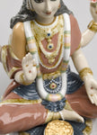 Lladro Goddess Sri Lakshmi Figurine