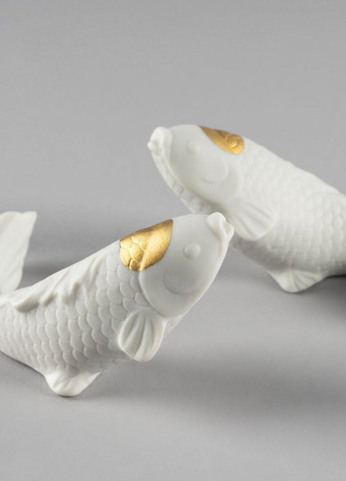 Lladro Koi Accessory Golden Luster